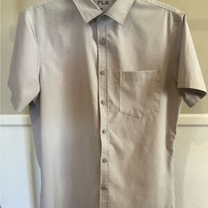 Men’s FLX Urban Commuter Short Sleeve Button Down Shirt